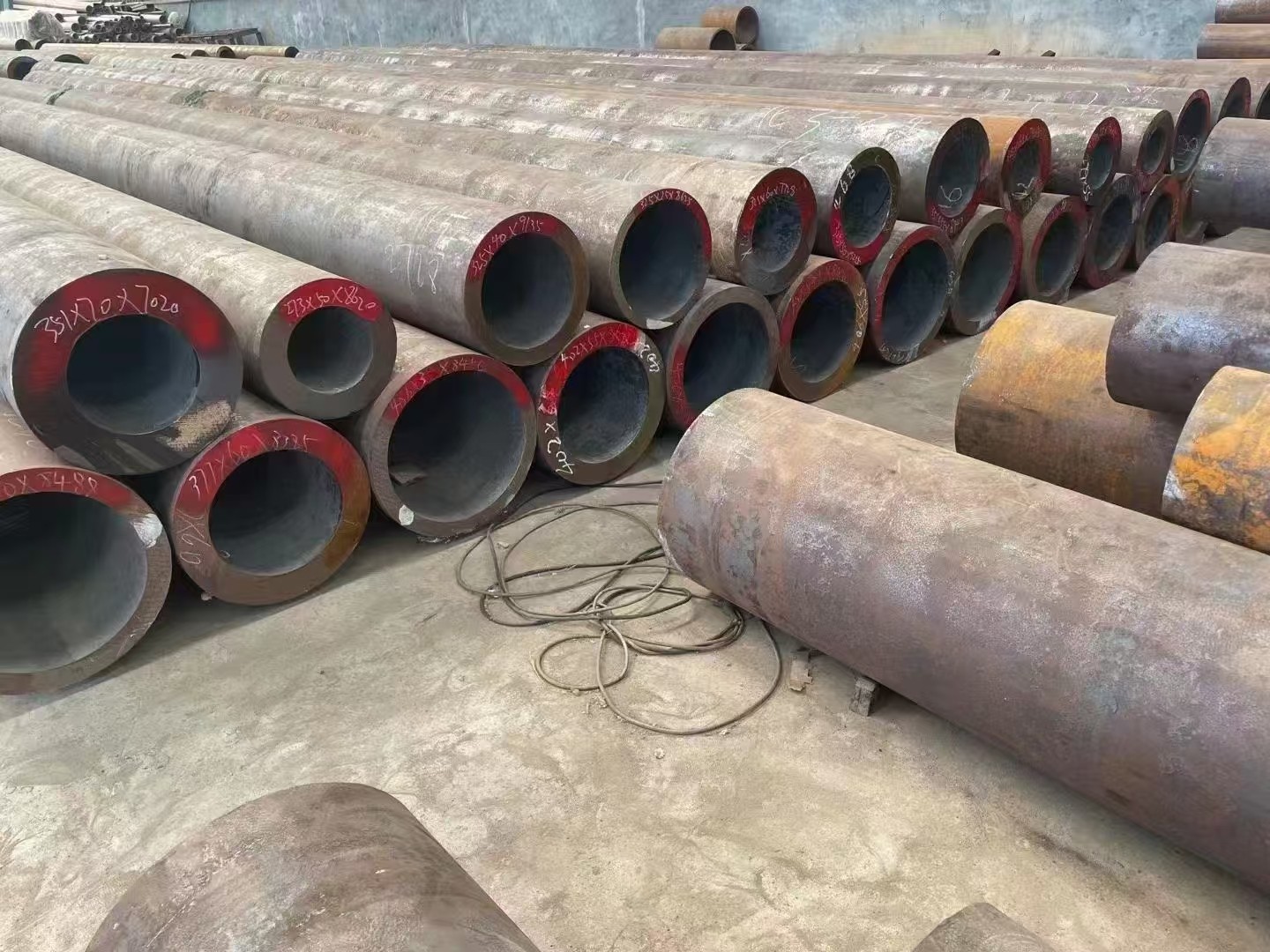天水市无缝钢管切割定尺切割加工大口径厚壁天缝钢管 - 价格